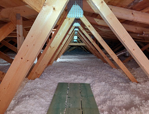 Zateplení stropu objektu na bydlení pro seniory